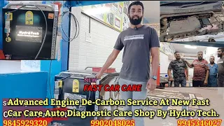 Mysore:Advanced Engine DeCarbon Service At New Fast Car Care Auto Diagnostic Care Shop By Hydro Tech