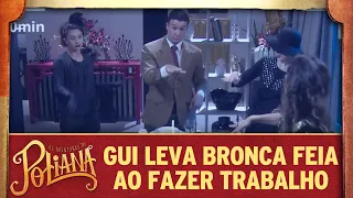 Gui leva bronca feia ao fazer trabalho em casa | As Aventuras de Poliana