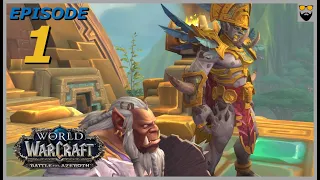 Let's Play World of Warcraft - In 2022 - Shaman - Part 1 - BFA Campaign - Horde - Relaxing Gameplay