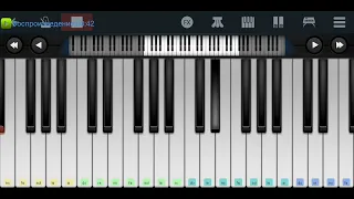 🤡🤡 Арлекино 🤡🤡 Алла Пугачева 🤡🤡 mobile piano tutorial