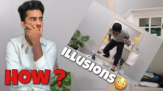 Magic 😳 mirror illusions l zach king | Do these mirror optical illusions confuse you ?