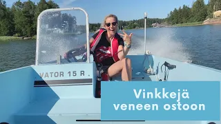 Vinkkejä veneen ostoon