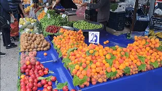 Анталия! Изобилие рынка:абрикосы,черешня,арбузы...#турция #анталия