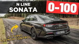 2024 Hyundai Sonata N Line review: 0-100 & launch control