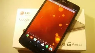 Google Play Edition LG G Pad 8.3 Unboxing & First Boot