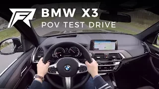 2018 BMW X3 xDrive20d - POV Test Drive (no talking, pure driving)