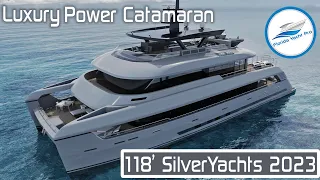 118' Silver Yachts NEW Luxury Catamaran 2023 Overview - Available