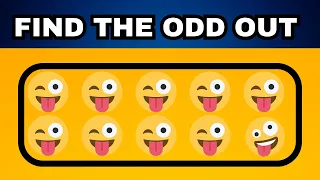 Find The Odd One Out | Emoji Quiz | Easy, Medium, Hard, Expert