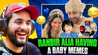 Ranbir and Alia Pregnancy Memes are tooo funny 😂