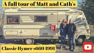 Hymer s660 (1991) With Full Tour and Interview.