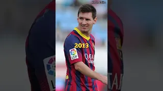 Lionel Messi Evolution 👑🐐 (2022 - 1987) #shorts