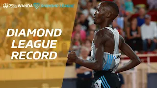 Thierry Ndikumwenayo sets new series record in the 3000m in Monaco - Wanda Diamond League 2022