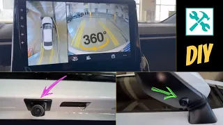 Toyota | How To install 360 degree PANORAMIC camera? PART 1/3  🛠 📷