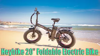 Heybike 20 Inches Foldable Electric Bike | Best Foldable Fat Tire Electric Bike | #Bike #Ebike