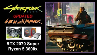 Cyberpunk 2077 Benchmark Ryzen 5 3600x + RTX 2070 Super 1440p Ryzen Hex Edit