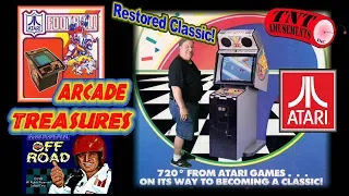 #1422 Atari 720 Arcade Video Game-Atari FOOTBALL & SUPER OFF ROAD- TNT Amusements