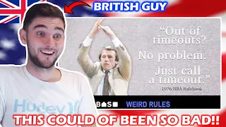 British Guy Reacts The infinite timeout loophole that almost broke the 1976 NBA Finals | Weird Rules