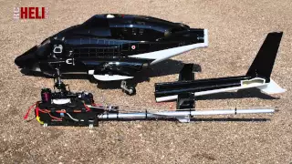 RC-Heli-Action: Super-Scale-Airwolf von Roban