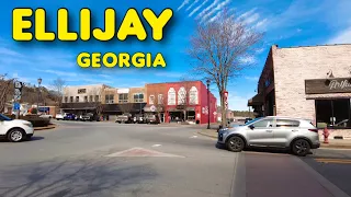 4K Walk Tour of Ellijay, Georgia