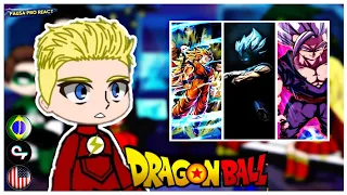 justice league reacts to dragon ball | DC | gacha life club react