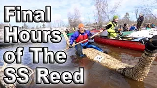 River Race In The Reed boat And Destroyed  (87 days episode 27)