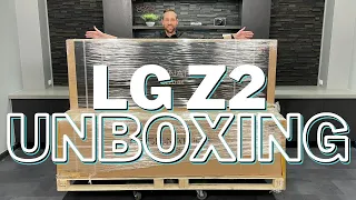Unboxing The Massive 88 Inch LG Z2 Series 8K OLED