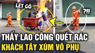 Sang Việt Nam chơi thấy cô lao công 'ĐANG QUÉT ĐƯỜNG', mấy anh Tây có 'HÀNH ĐỘNG ẤM ÁP' | Tin 3 Phút