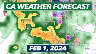 California Weather Forecast | Feb 1, 2024