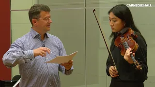 Berliner Philharmoniker Violin Master Class with Raimar Orlovsky: Ravel’s “Tzigane”