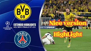 Highlight PSG vs DORTMUND | luck turned away | regret at the end of the game