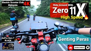 Zero 11X / 2020/ Morning Uphills/Downhills/Corners/ Riding At Genting Peras Second Round / GoPro 4k