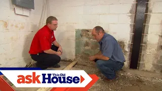 How to Install a Basement Bathroom | Ask This Old House