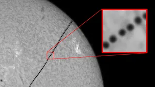 What is this object transiting the Sun?