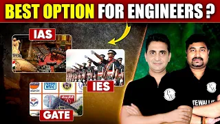 IAS vs IES vs GATE - Job, Salary Benefits | Which One To Choose?