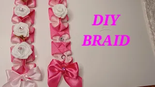 HOMECOMING MUM BRAID//DIY ROSES AND RUFFLES MUM BRAID