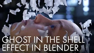 Create this Ghost in the Shell effect with Blender 2.8 cloth simulation (beginner friendly)