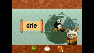 Kung Fu Panda - Kung Fu Scrolls mode (Vtech V.Smile, 2008) [Dutch V-Smile Game / Nederlands spel]