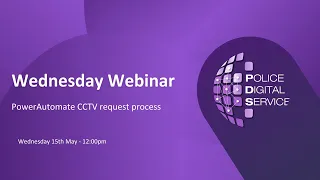 Webinar: Supporting investigations and saving officer time with automated CCTV request process.