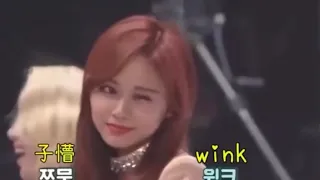 sana and jihyos gay panic when tzuyu winks at them..