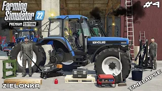 Fixing NEW HOLLAND 8340 and making RIDGES in the FIELD | Zielonka | Farming Simulator 22 | Episode 4