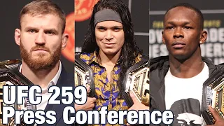 UFC 259 Press Conference: Jan Błachowicz vs. Israel Adesanya