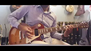 Riffing on a magical Epiphone Les Paul