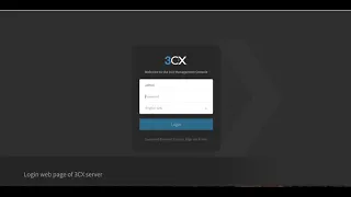 How to configure fanvil ip phone by 3cx server in local network