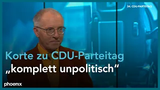 CDU-Parteitag: Prof. Karl-Rudolf Korte zu bisherigen Ergebnissen