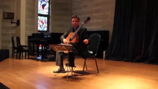 Bradford Werner - Weiss Suite in E Minor on Classical Guitar