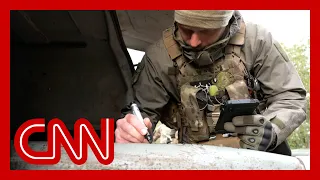 CNN embeds with Ukrainian rocket artillery team firing on Russians