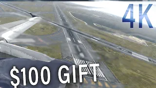 AMAZING GRAPHICS! Spectacular X-Plane 11 flight from Boston to Washington | 4K