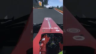 Realistic TV Francorchamps on F1 2013 🏎️ #f1shorts #f1 #spafrancorchamps #onboard #f1onboard #alonso