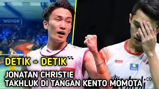 Terungkap alasan Jonatan Christie menyerah melawan Kento Momota! Di Denmark Open 2021