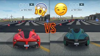 Ferrari LaFerrari vs Pagani Huayra Max Speed 0-100 km/h | 100-200 km/h | 0-300 km/h (Макс. скорость)